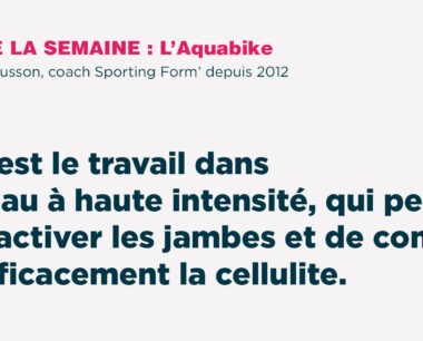 Cours Aquabike - Sporting Form'