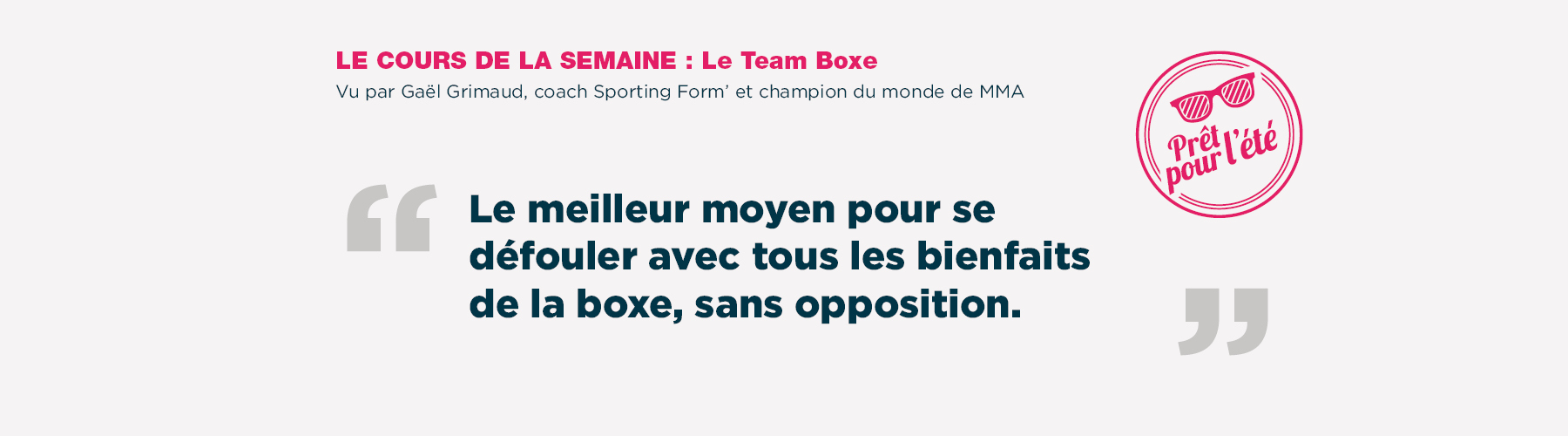 Team Boxe - Sporting Form'